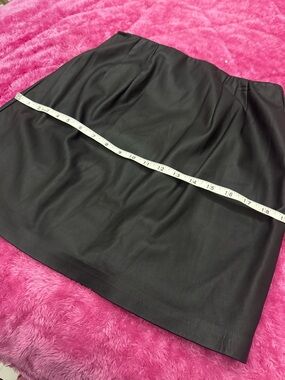 Express Black Faux Leather Mini Skirt